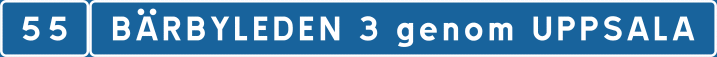 Brbyleden 3 genom Uppsala